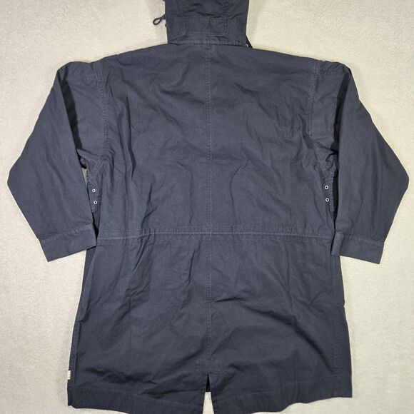 $350 Dockers® x Transnomadica Squall Coat Mens XS Relaxed Fit Navy Blue - Picture 10 of 10